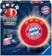 Ravensburger 3D Puzzle 12177 - Nachtlicht Puzzle-Ball FC Bayern M&uuml;nchen