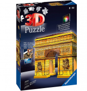 Ravensburger 3D Puzzle 12522 - Triumphbogen bei Nacht