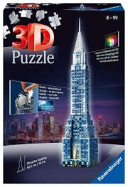 Ravensburger 3D Puzzle 12595 - Chrysler Building bei Nacht
