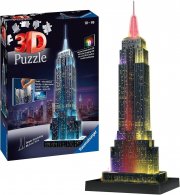 Ravensburger Night Edition - 3D Puzzle Empire State Building bei Nacht 216 Teile