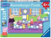  Ravensburger Peppa Pig (2 x 24) Kinderpuzzle 09099