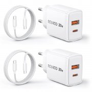 RAVIAD 2x 20W USB-C Ladeger&auml;t + 60W Kabel f&uuml;r 11,67&euro;