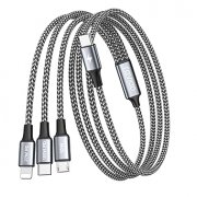 RAVIAD 3-in-1 USB-C Ladekabel (100W) f&uuml;r 6,10&euro;