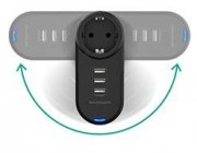 RAVPower Steckdose mit 3 USB Anschl&uuml;ssen (gesamt 3,4A ) + 180&deg; drehbar f&uuml;r 11,99&euro;