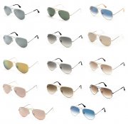 Ray Ban Aviator Piloten-Sonnenbrillen ohne St&auml;rke