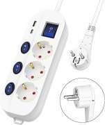 Realmade Steckdosenleiste mit 4 Einzelschaltern f&uuml;r nur 11,89&euro;