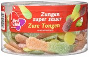 Red Band Zungen super sauer 600 St&uuml;ck 6er Pack (6 x 1.28 kg) 
