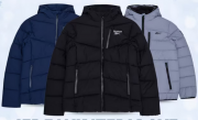 Reebok Stretch Puffer Winterjacken in 5 Farben