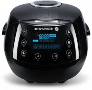 Reishunger 1,5l Digitaler Reiskocher & Dampfgarer inkl. Kochbuch 