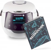 Reishunger Digitaler Reiskocher & Dampfgarer mit Warmhaltefunktion 1,5 L bis 8 Personen