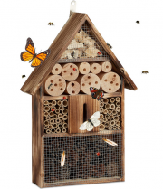 Relaxdays Insektenhotel 50 cm zum Aufh&auml;ngen