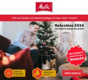 RelaXMas bei Melitta - 24% Rabatt* auf Ger&auml;te und Maschinenpflege bis Ende des Jahres 2024