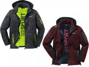 Reusch Funktionsjacke mit Stehkragen und abnehmbarer Kapuze in 2 Farben