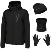 Reusch Winterset 4-teilig mit Softshelljacke, Handschuhe, Halsw&auml;rmer und M&uuml;tze in vielen Farben