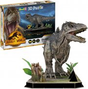 Revell 00240 3D Puzzle Jurassic World Dominion Dinosaurier-Modell mit Dioramenplatte