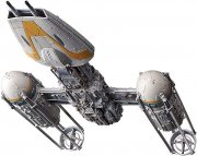 Revell 01209 BANDAI Y-Wing Starfighter Star Wars originalgetreuer Modellbausatz im Ma&szlig;stab 1:72