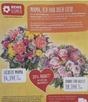 Rewe Blumen: 20% Rabatt