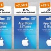 Rewe-Markt: bis zu 20% mehr i-Tunes Guthaben ab 09.07.18