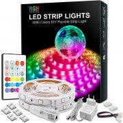 RGH LIGHTING 10 Meter RGB LED Strip mit Fernbedienung