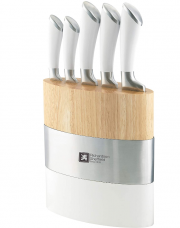 Richardson Sheffield R170WHK445K20 FUSION Messerblock inkl. 5-teiligen Messer-Set