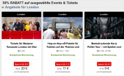 Riesenrabatte auf Events & Tickets am Cyber Monday auf expedia