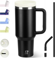 Riley Joy auslaufsicherer 1.2L Thermobecher mit Strohhalm und Griff