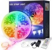 Rilitor 10 Meter RGB LED Streifen mit Music-Sync