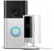 Ring Akku-Videot&uuml;rklingel + Ring Indoor HD &Uuml;berwachungskamera (Indoor Camera 2. Gen.)