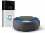 Ring Video Doorbell Video-T&uuml;rklingel + Echo Dot (3. Gen.) Intelligenter Lautsprecher mit Alexa