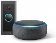 Ring Video Doorbell Wired HD-Videot&uuml;rklingel + Echo Dot (3. Gen.) Smarter Lautsprecher mit Alexa