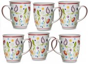 Ritzenhoff & Breker 6er-Set Porzellan Kaffeebecher Doppio Shanti 320 ml
