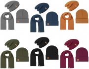 riverso RIVGordon Herren Winterset mit Beanie, M&uuml;tze und Schal