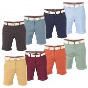riverso RIVHenry Herren Chino Shorts mit G&uuml;rtel