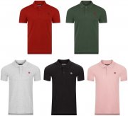 riverso RIVJohn Herren Basic Kurzarm Baumwolle Poloshirts