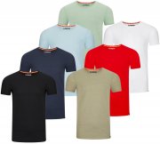 riverso RIVJonas 4er Pack Herren Basic T-Shirts Rundhals 100% Baumwolle