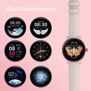 Riversong Damen Smartwatch Fitness Tracker mit Blutdruckmessung und Pulsuhr f&uuml;r iOS und Android