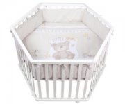 roba Laufgitter 6-eckig wei&szlig; Bear f&uuml;r 89,99&euro; statt 114,99&euro;