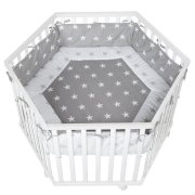 roba Laufgitter Cosiplay 6-eckig wei&szlig; Little-Stars