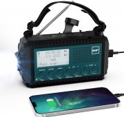 ROCAM Solar und Kurbel Notfallradio DAB/DAB+/UKW mit LED Lampe