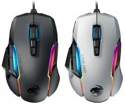 Roccat Kone Aimo Remastered Gaming Maus mit RGB LED Beleuchtung und 23 programmierbaren Tasten
