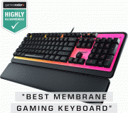 Roccat Magma - Membrane RGB Gaming Keyboard schwarz