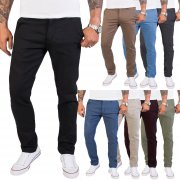 Rock Creek Herren Slim Fit Business Hosen