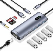 Rocoren 11-in-1 USB C Universal Laptop Docking Station