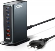Rocoren 8 Ports USB-C und USB-A PD 140W GaN Schnellladeger&auml;t