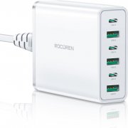 Rocoren PD3.0 QC3.0 PPS 6-Port Schnellladeger&auml;t und Netzteil