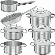 R&ouml;sle 13279 Elegance 12-teiliges Profi Edelstahl Kochtopfset f&uuml;r alle Herdarten