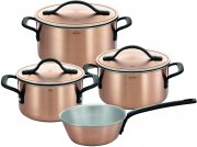 R&Ouml;SLE CHALET Topfset, 4-tlg., Kupfer-Mehrschichtmaterial, matt