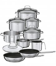 R&Ouml;SLE ELEGANCE Topfset, 10-tlg., Edelstahl 18/10, 2-ton-poliert f&uuml;r 129,99&euro; statt 169,86&euro;