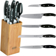 R&ouml;sle Messerblock Cuisine Bambus 7 tlg.