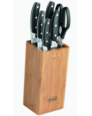 R&ouml;sle Messerblock Cuisine Bambus 7 tlg.
